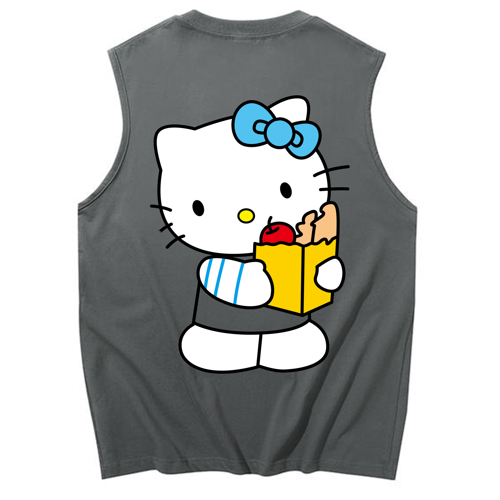 （画像用） Hello Kitty ハローキティ コットン100％タンクトップ（背面プリント）